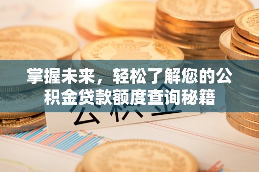 淮阳掌握未来，轻松了解您的公积金贷款额度查询秘籍