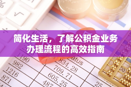 淮阳简化生活，了解公积金业务办理流程的高效指南