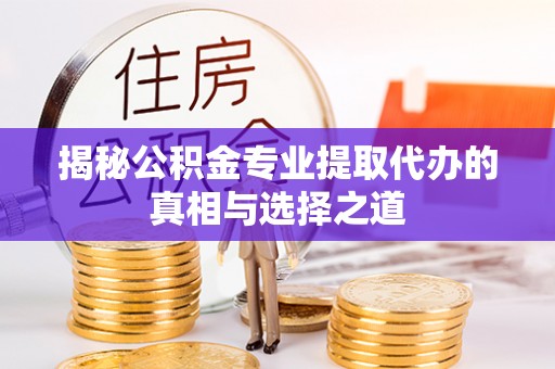 淮阳揭秘公积金专业提取代办的真相与选择之道
