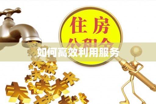 淮阳如何高效利用服务