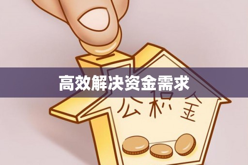 淮阳高效解决资金需求
