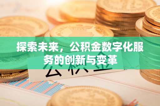 淮阳探索未来，公积金数字化服务的创新与变革